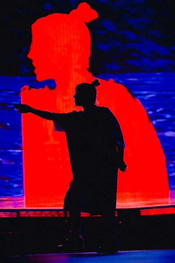 Billie Eilish Sphere Las Vegas show visuals by Comix
