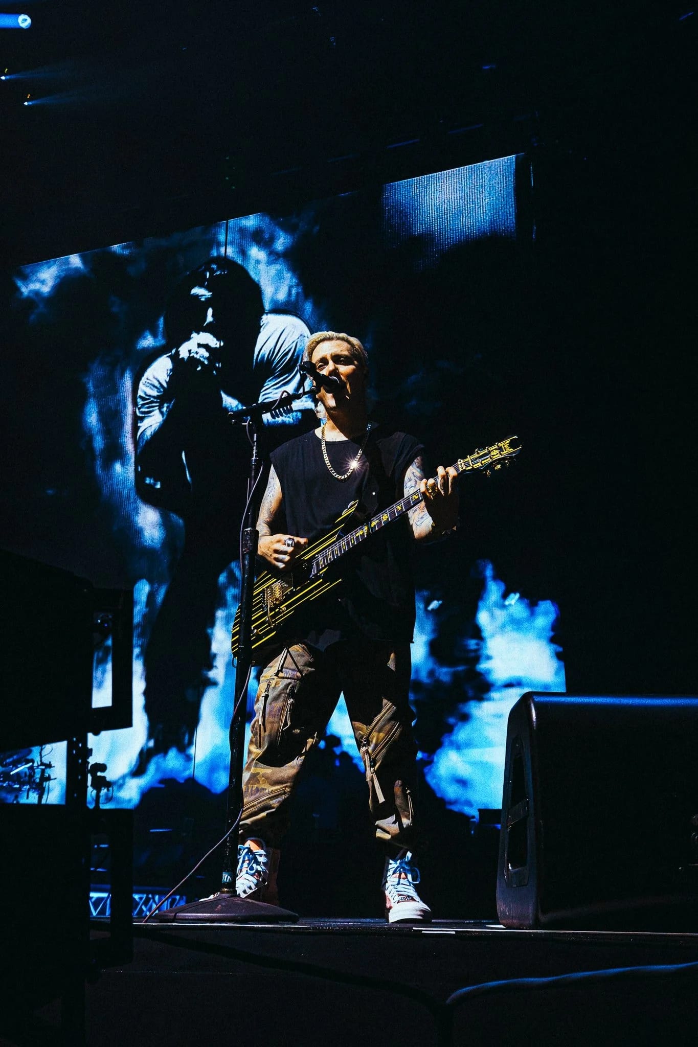 Avenged Sevenfold tour stage visuals by Comix
