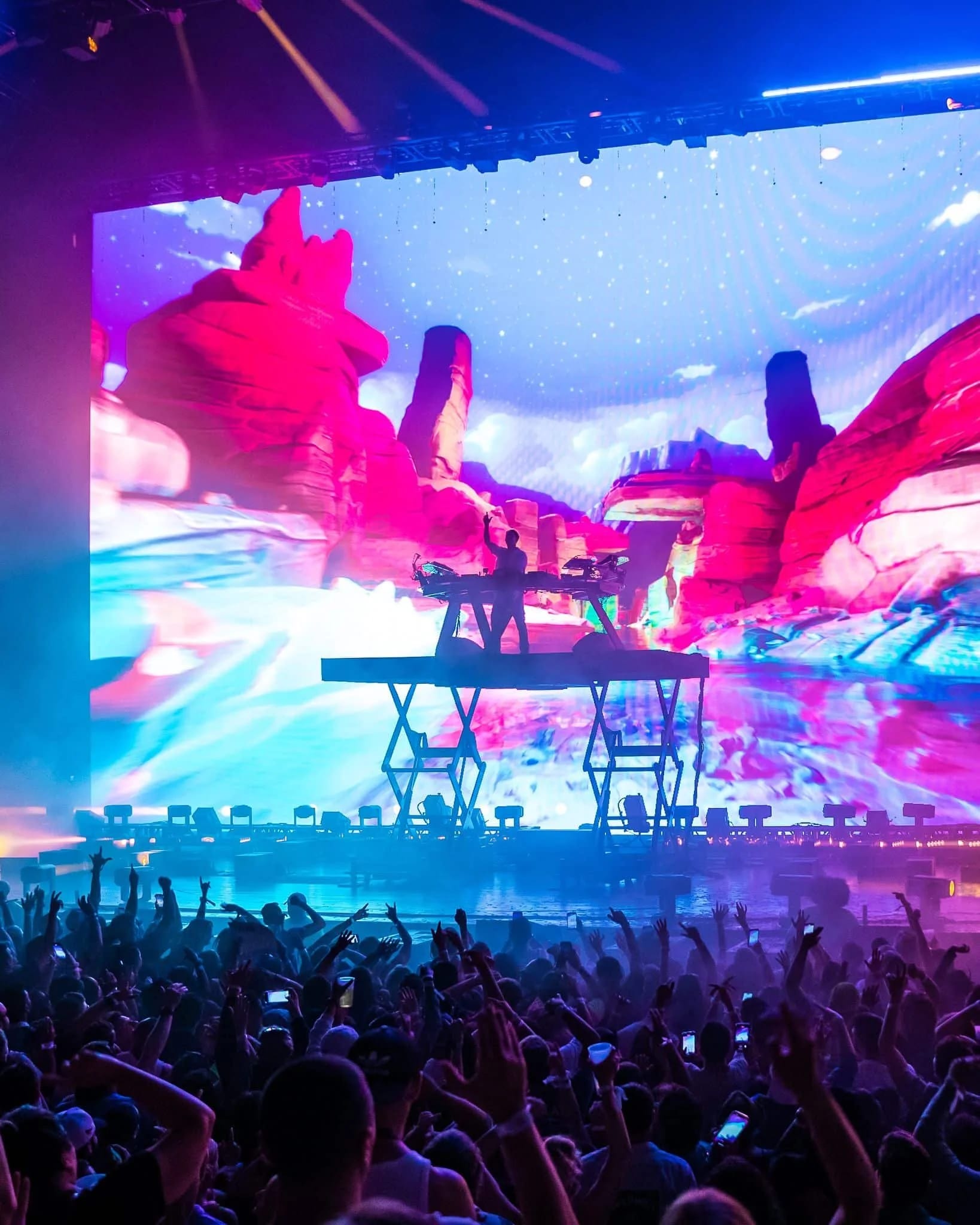Kygo Sphere Las Vegas show visuals by Comix