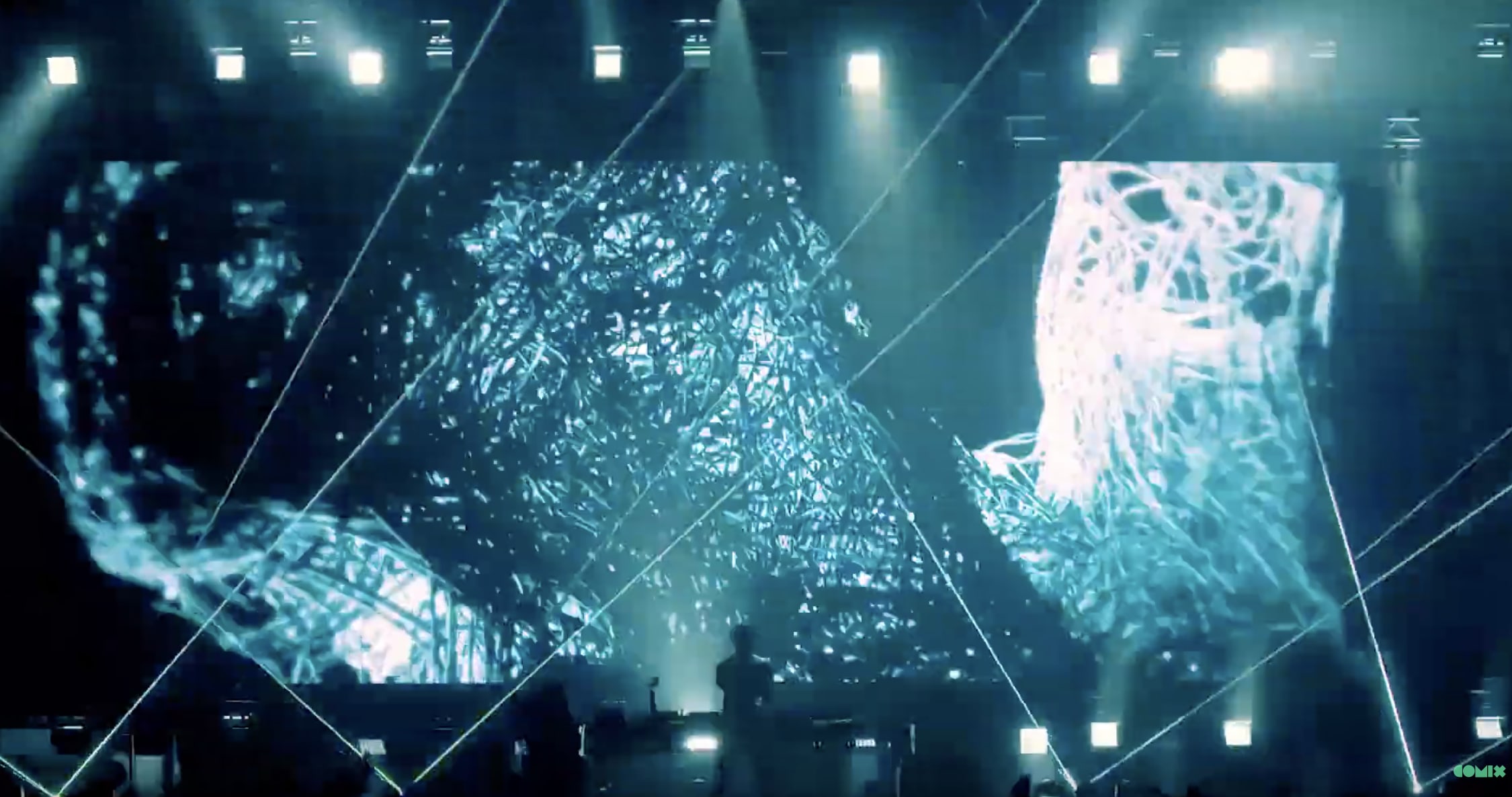 Alesso live show visuals by Comix