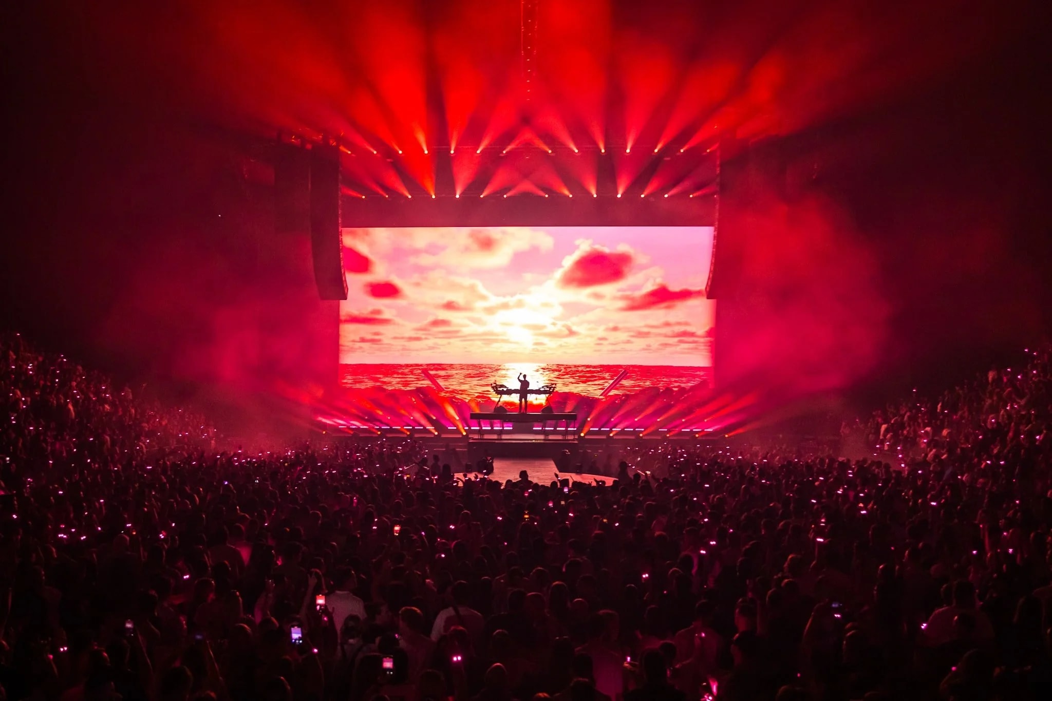 Kygo Sphere Las Vegas show visuals by Comix