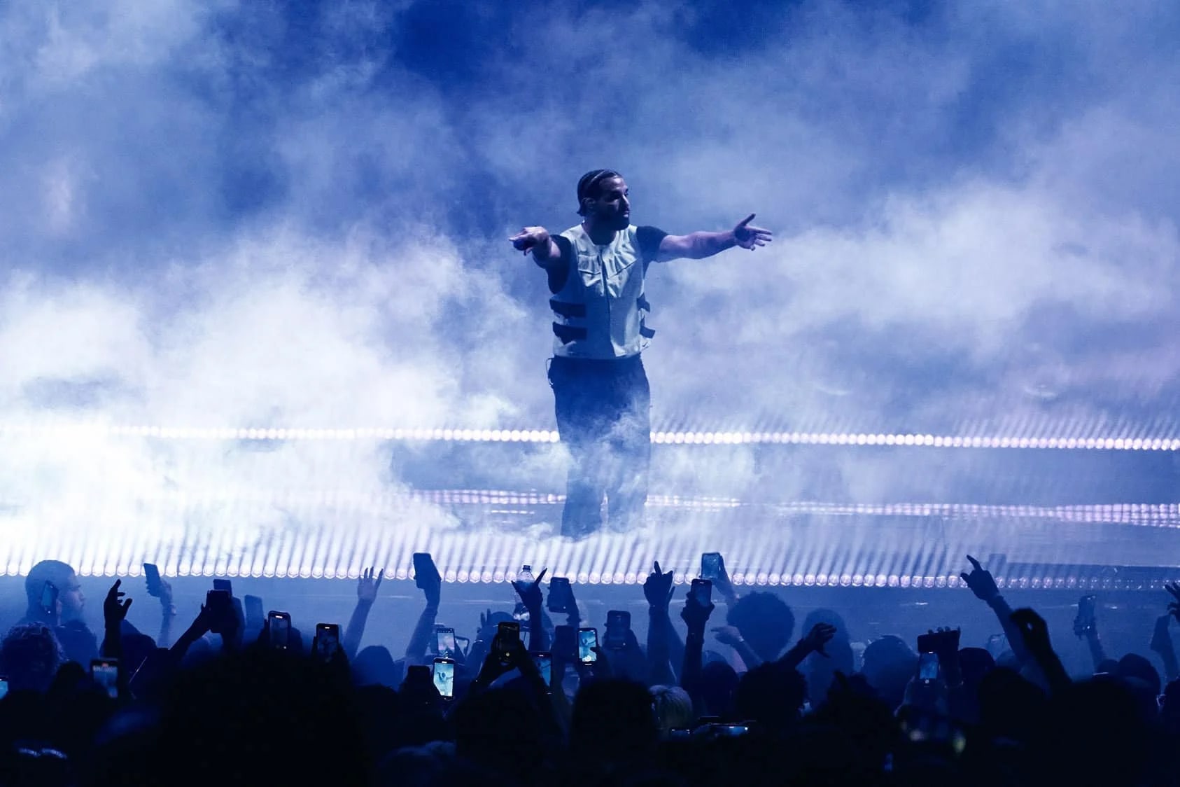 Drake Honestly Nevermind tour visuals by Comix