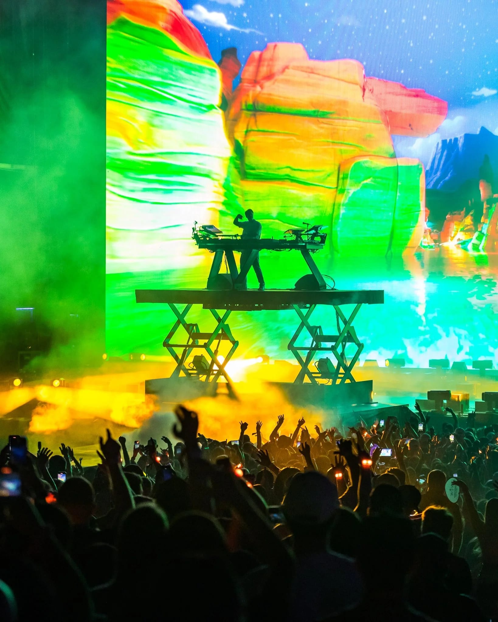 Kygo Sphere Las Vegas show visuals by Comix