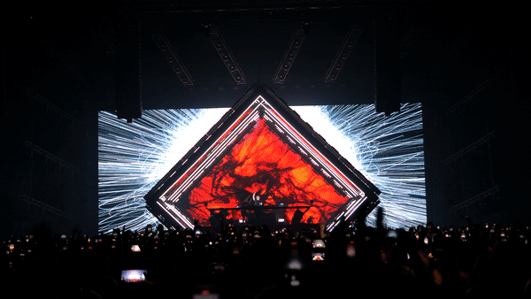 Hardwell live tour visuals by Comix