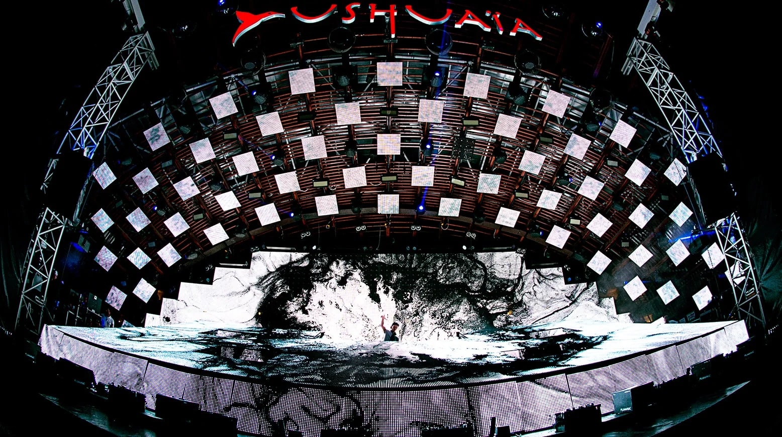 Avicii live tour visuals by Comix