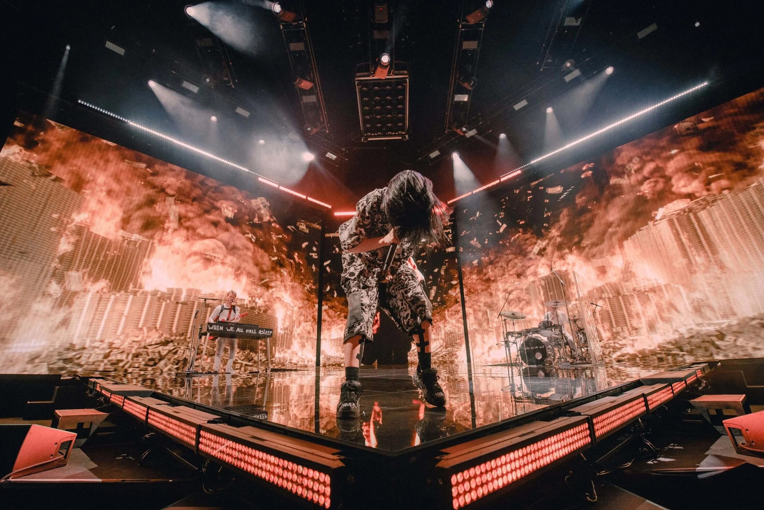 Billie Eilish Sphere Las Vegas show visuals by Comix