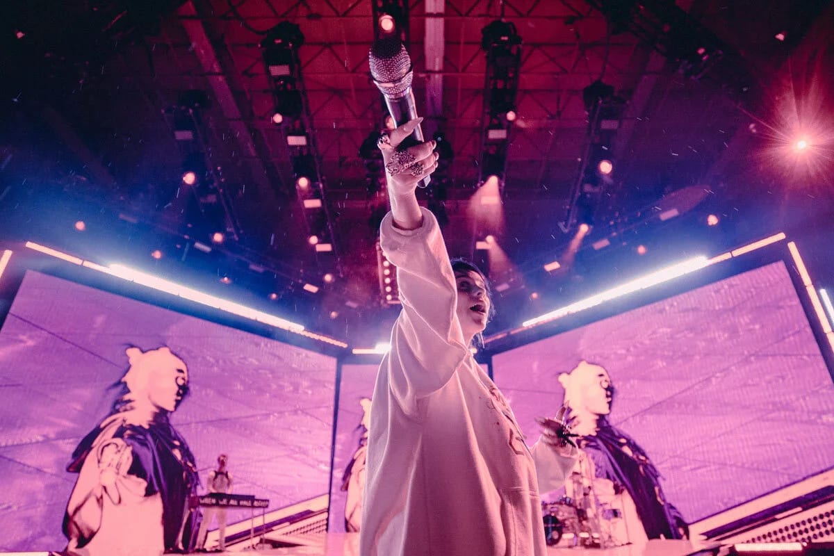 Billie Eilish Sphere Las Vegas show visuals by Comix