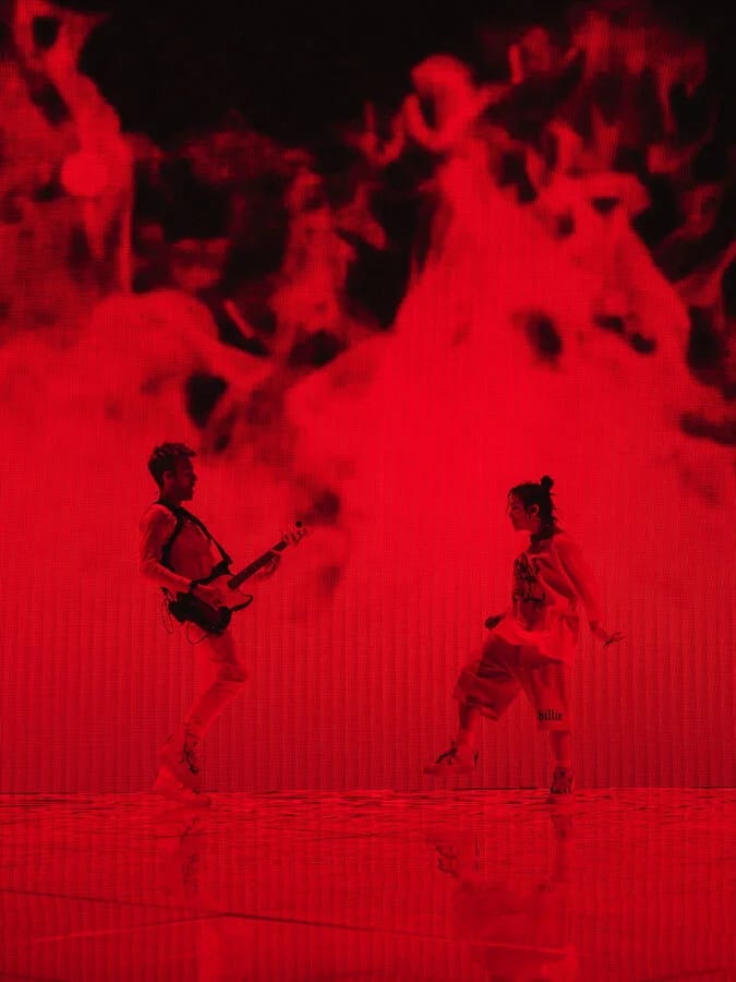 Billie Eilish Sphere Las Vegas show visuals by Comix