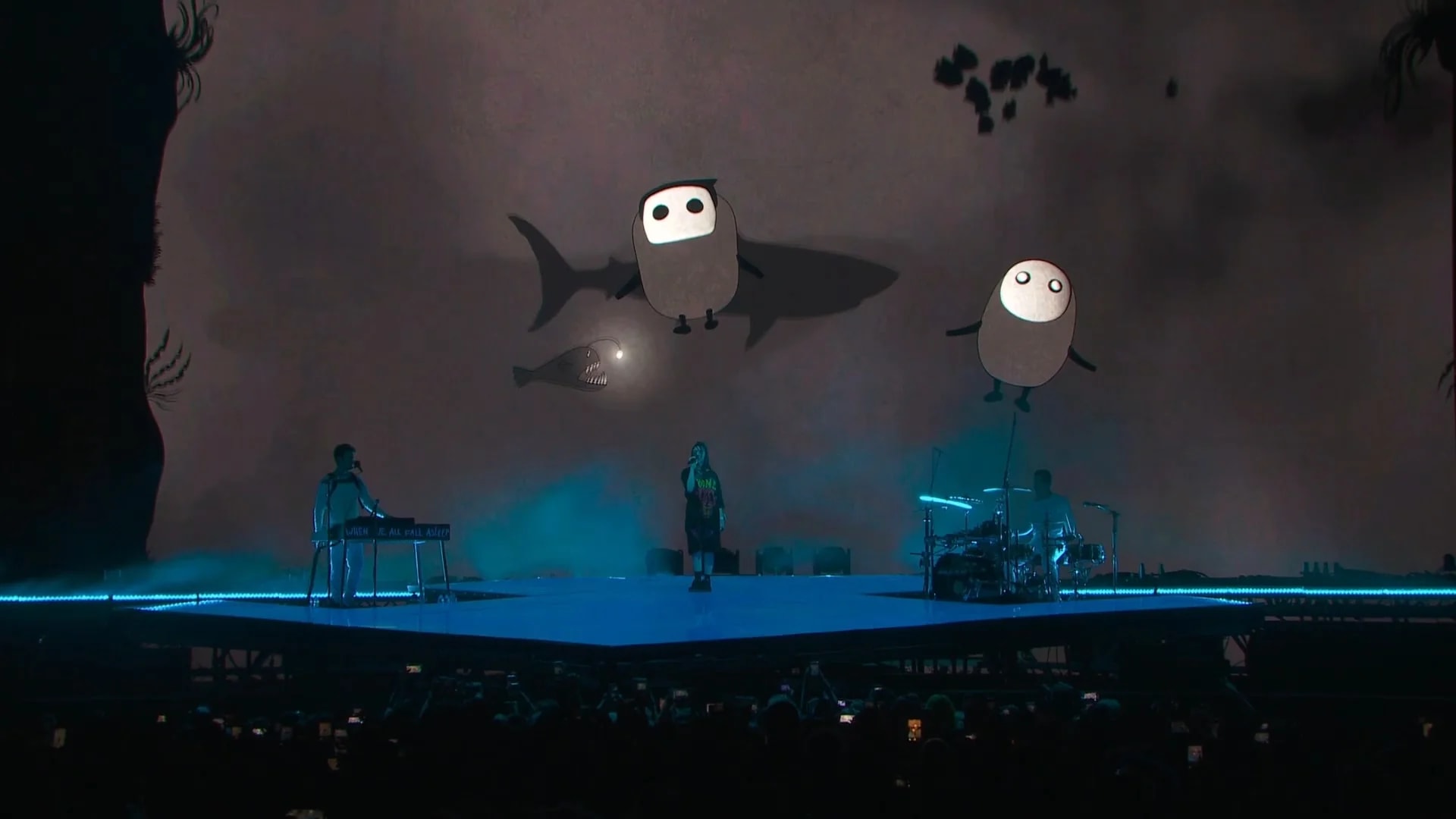 Billie Eilish Sphere Las Vegas show visuals by Comix