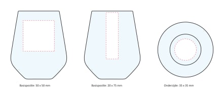 Lijntekening Allegra Tumbler 43 cl.