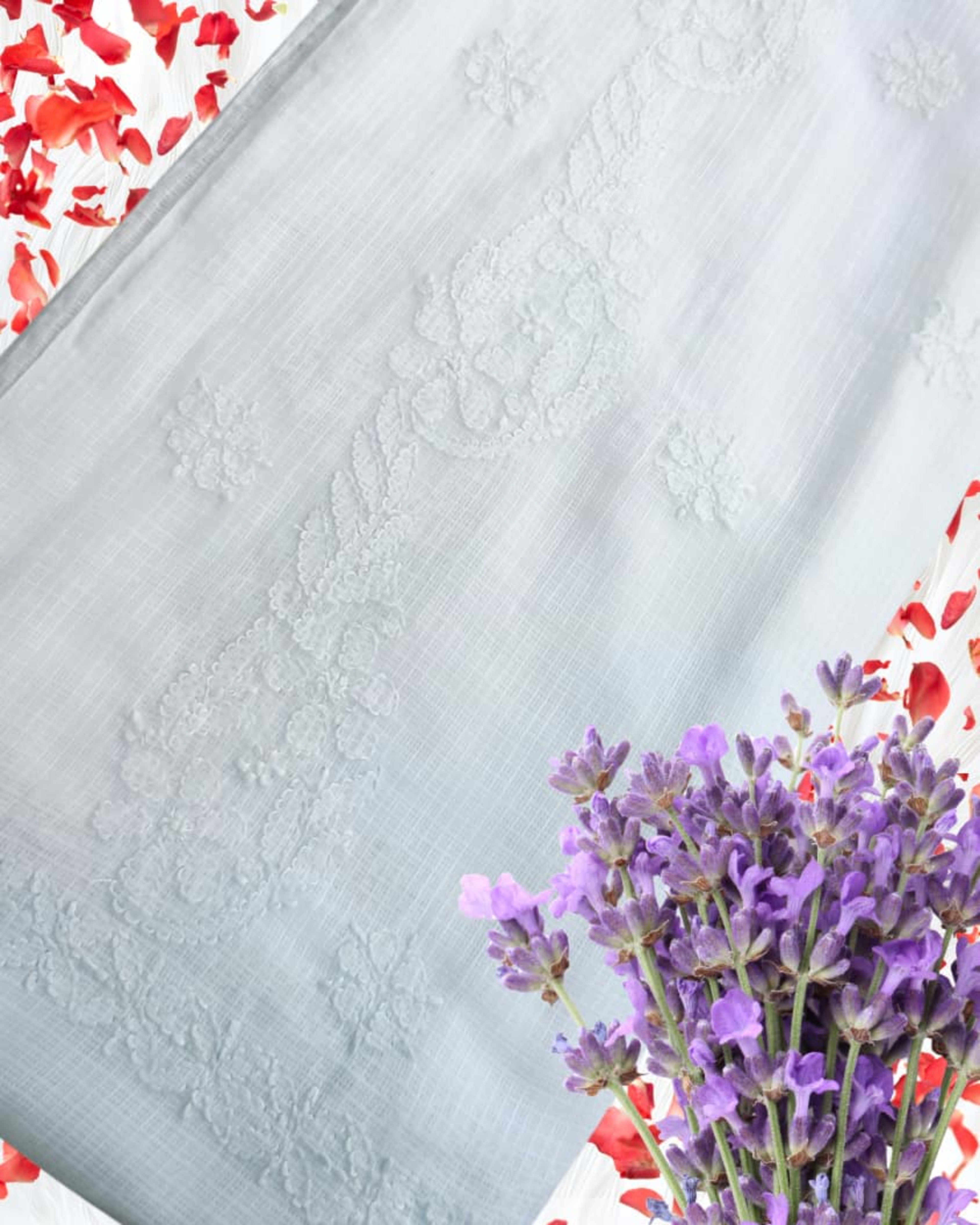 CHIKANKARI Dupatta Collection Lucknowi Chikankari - Full view 4