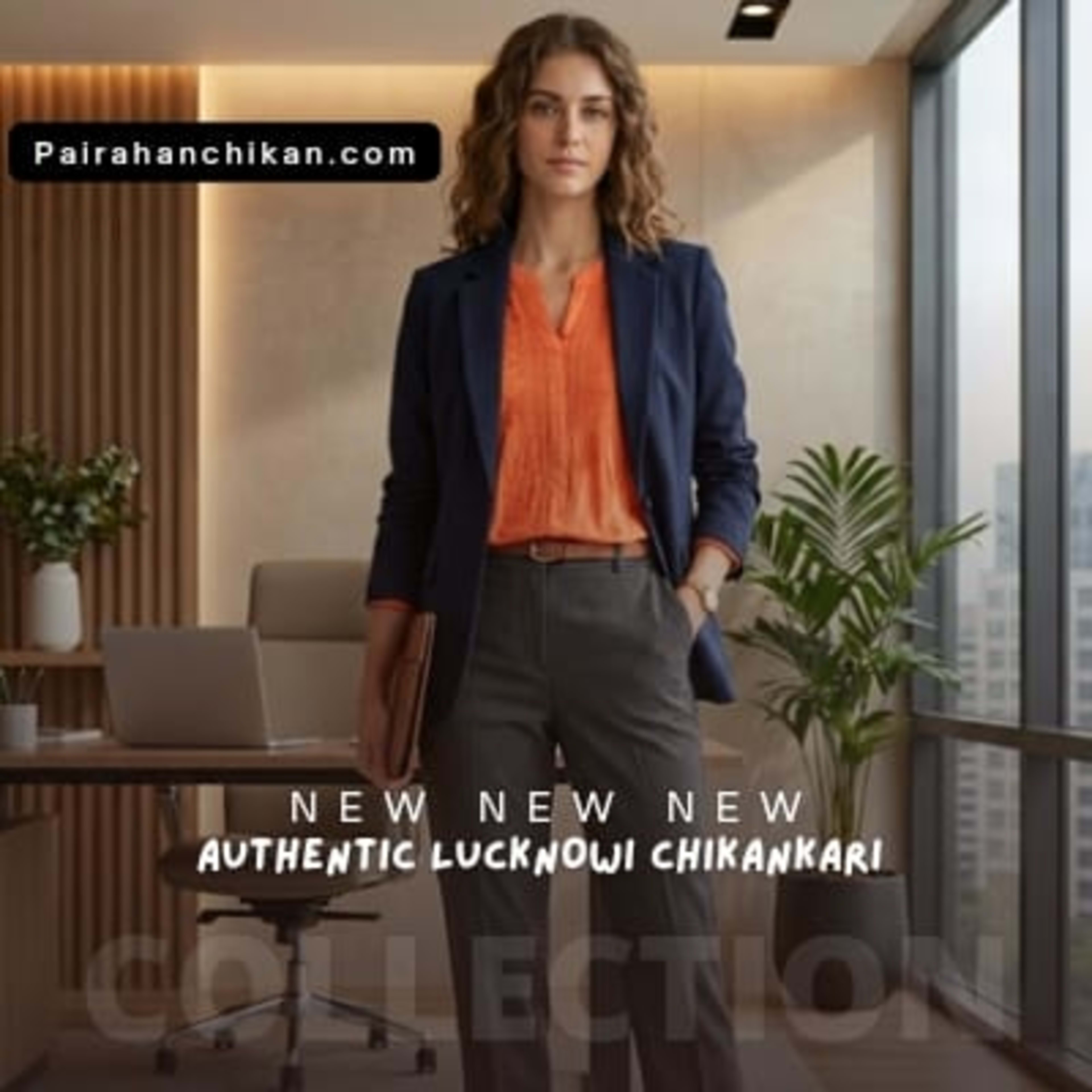 Authentic Lucknowi Chikankari - Pairahan Chikan Mobile Banner