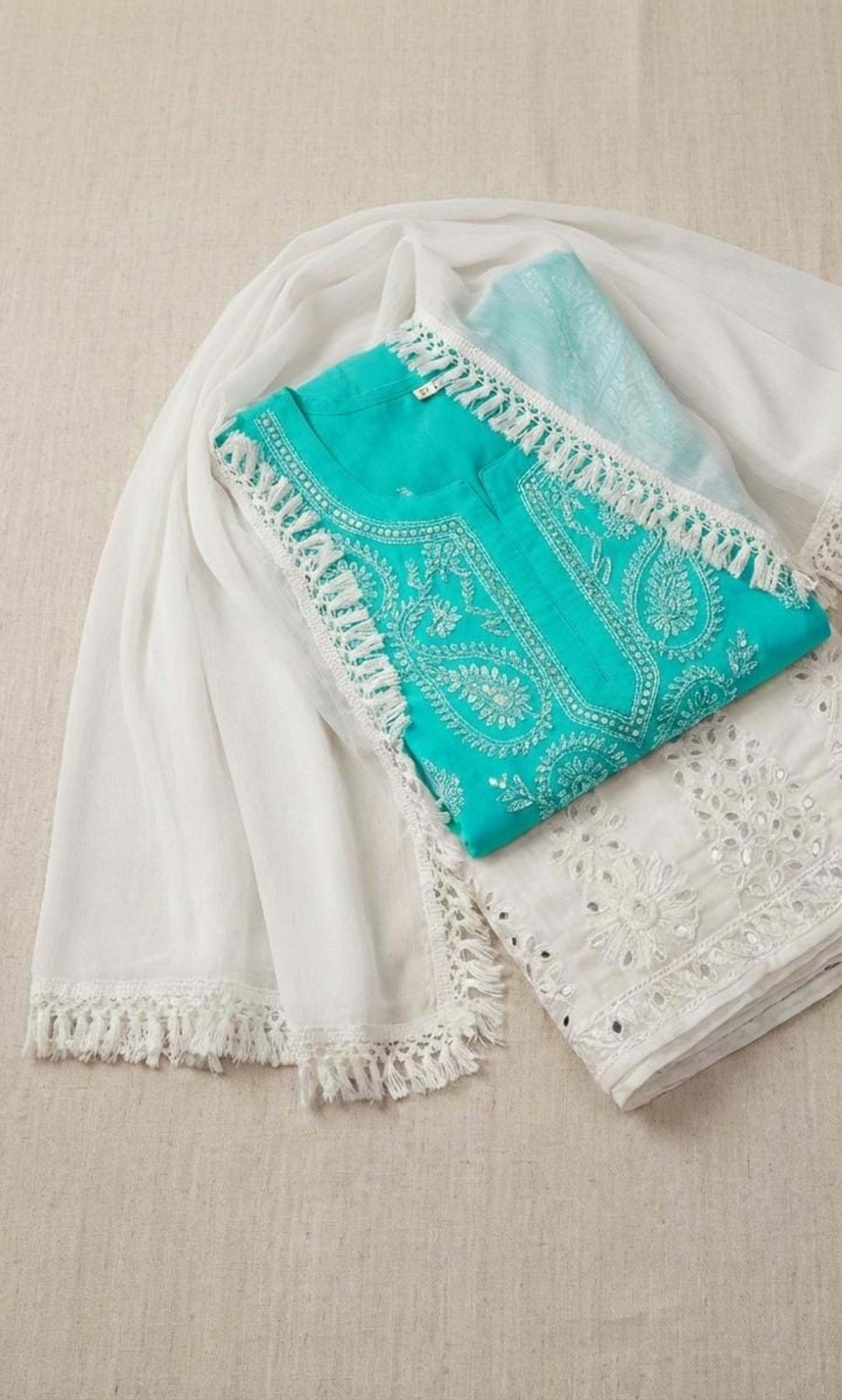 NIGHAT COLLECTION Lucknowi Chikankari - Full view 5