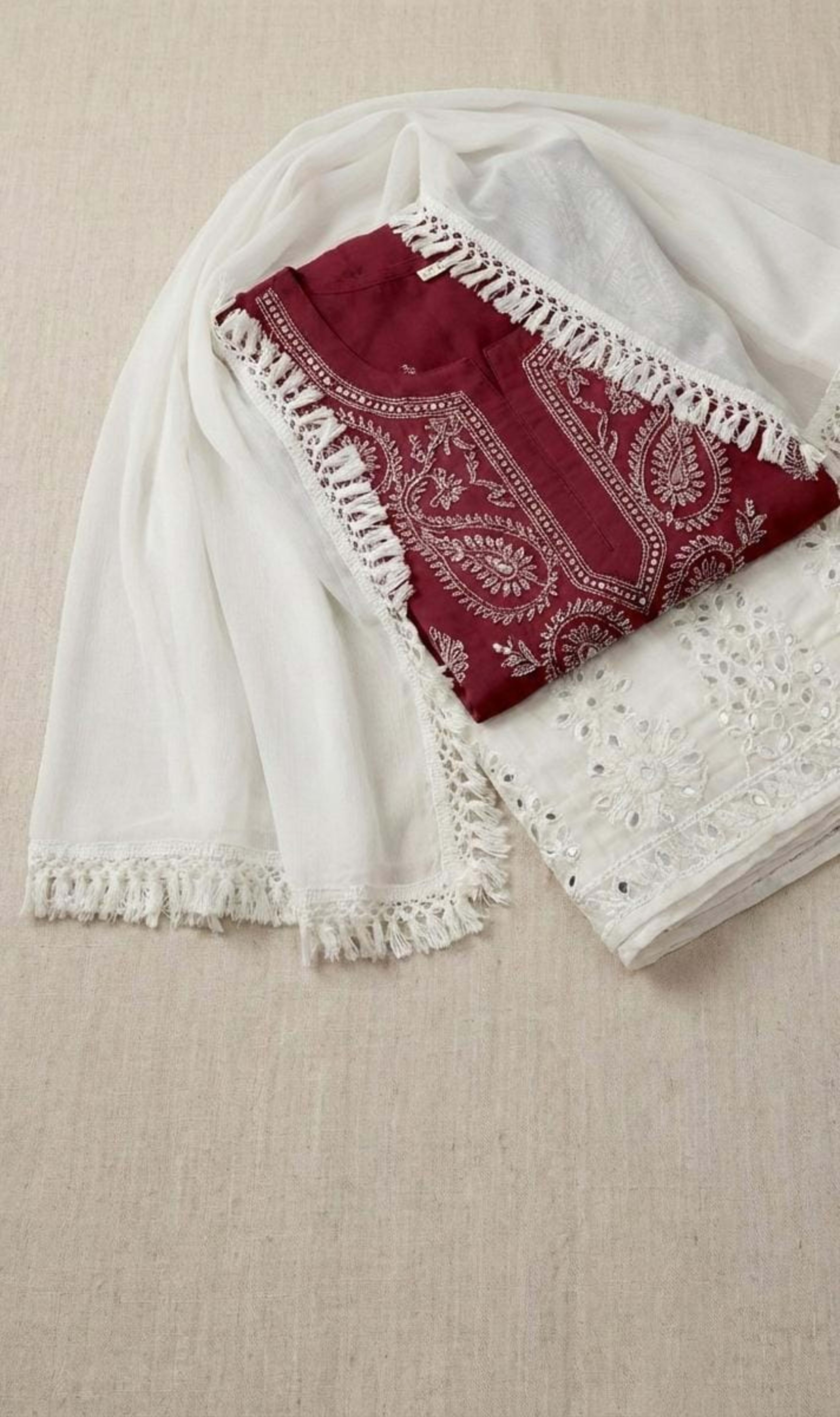 NIGHAT COLLECTION Lucknowi Chikankari - Full view 7