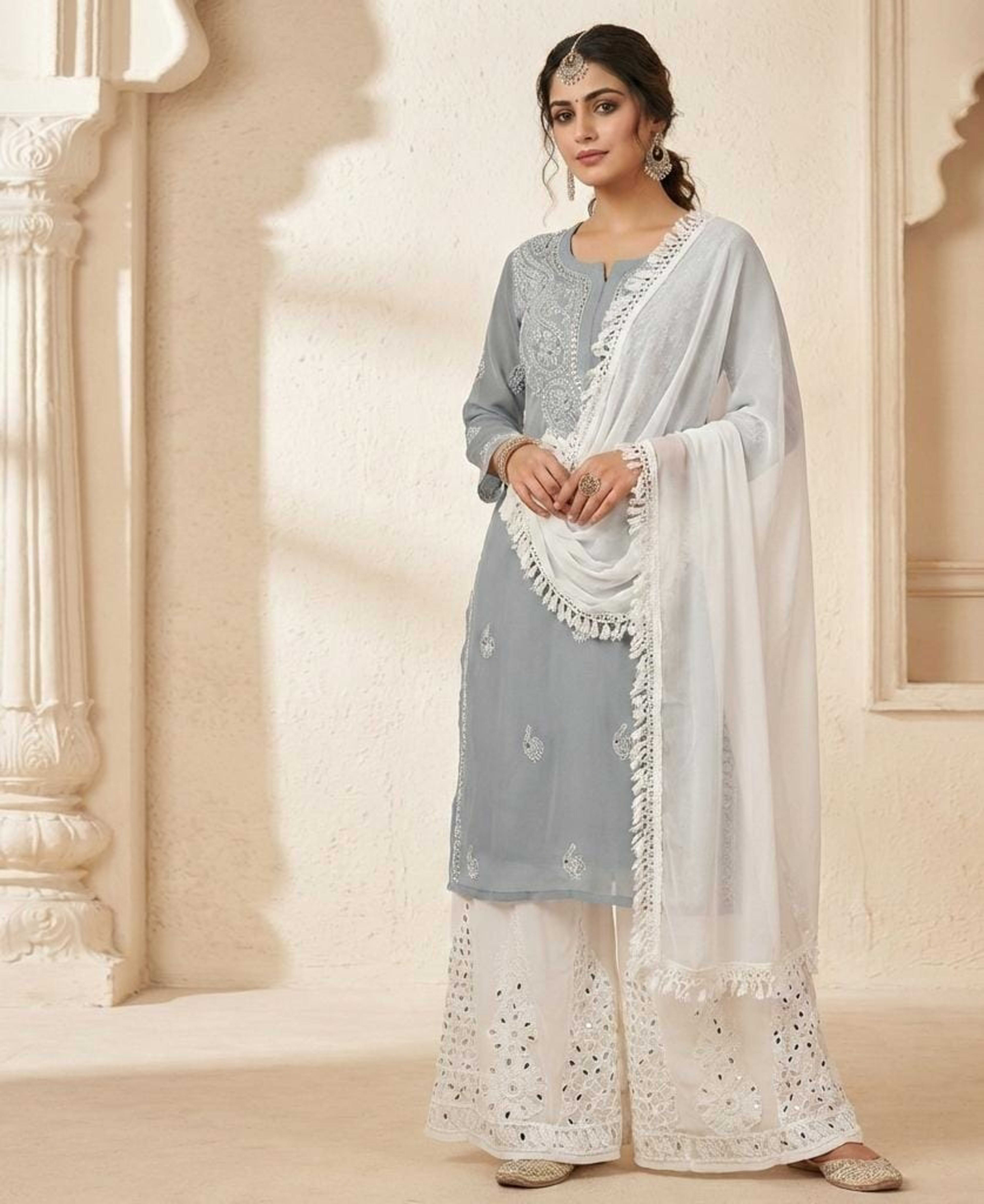 NIGHAT COLLECTION - Authentic Lucknowi Chikankari