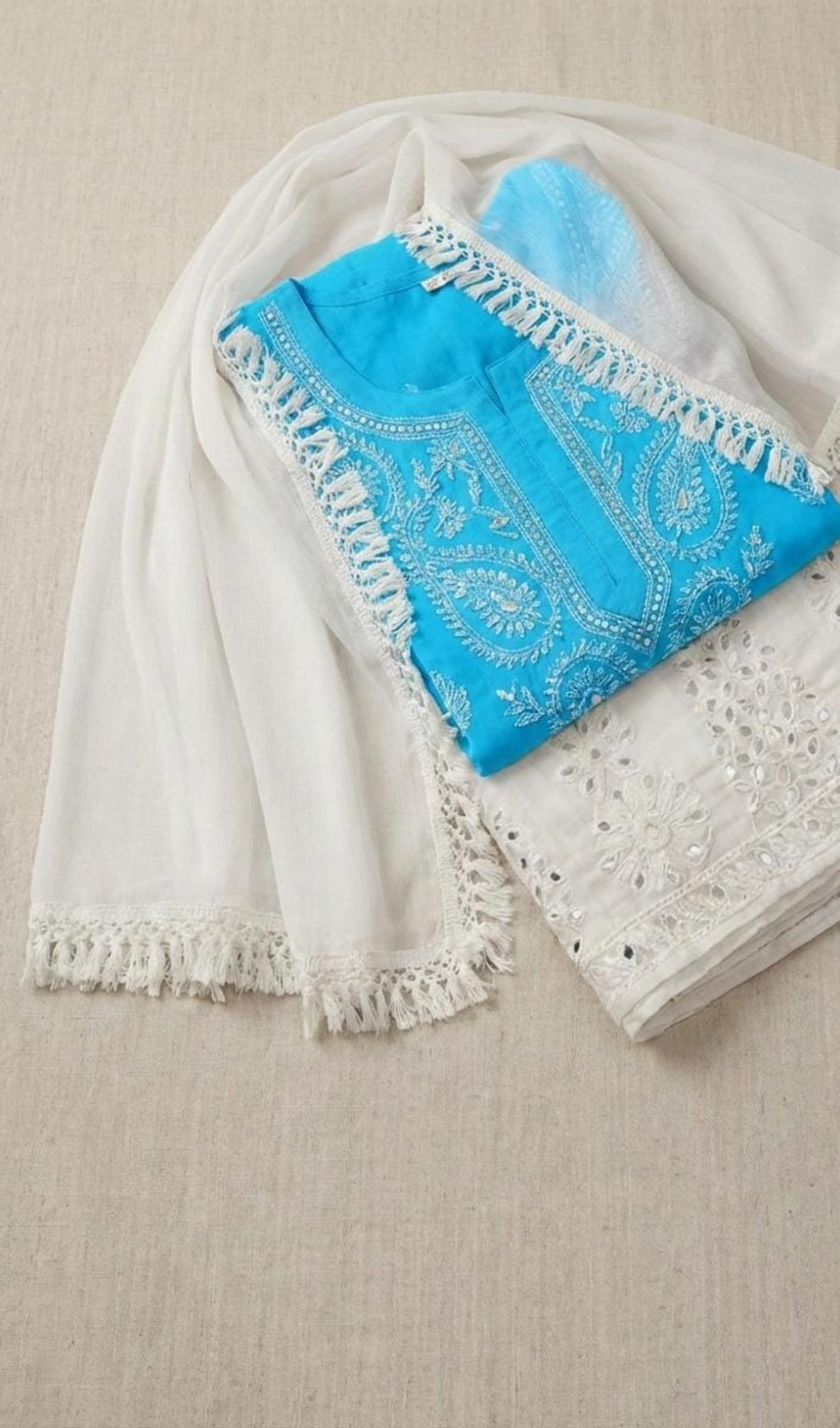 NIGHAT COLLECTION Lucknowi Chikankari - Full view 6