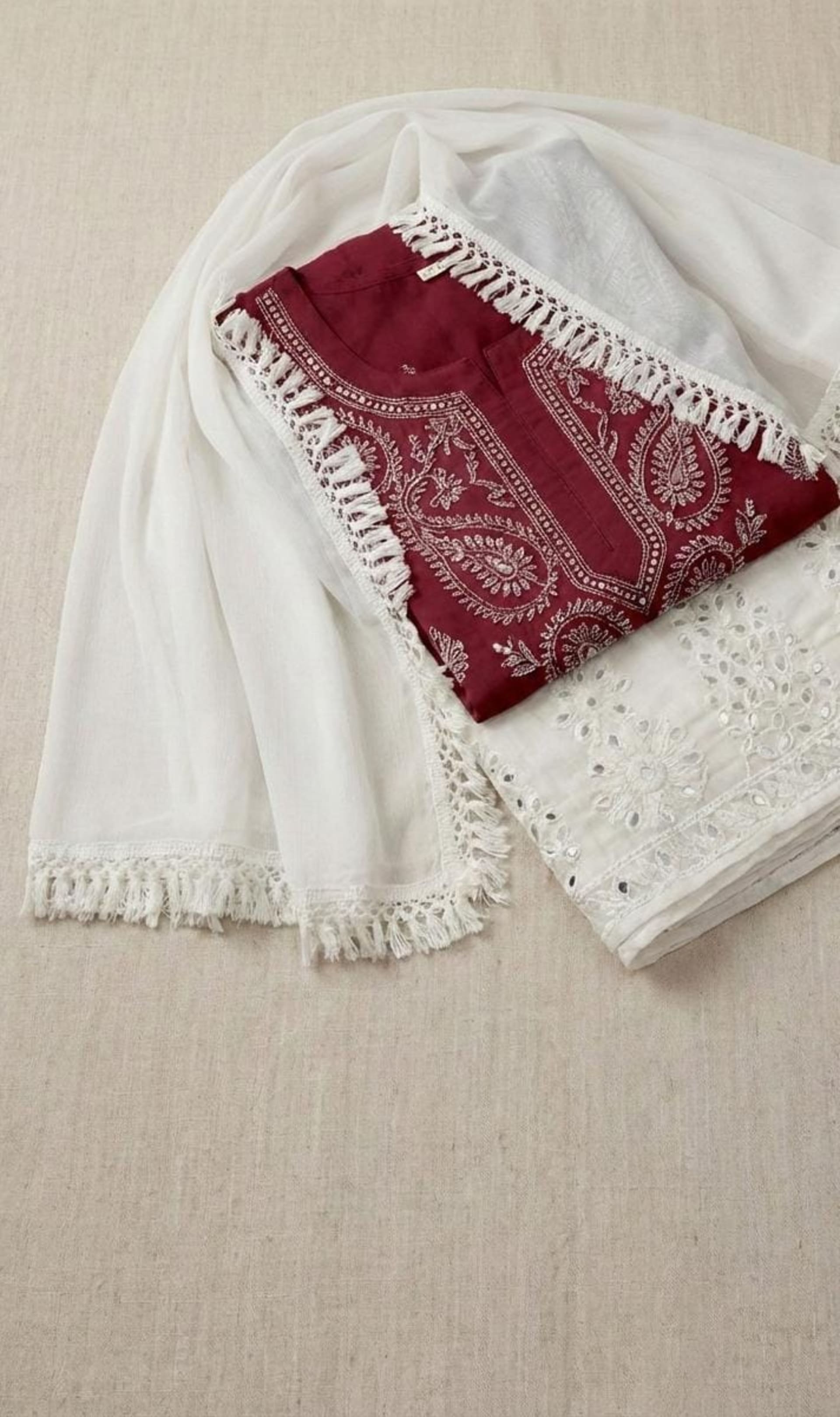NIGHAT COLLECTION Lucknowi Chikankari - Full view 7