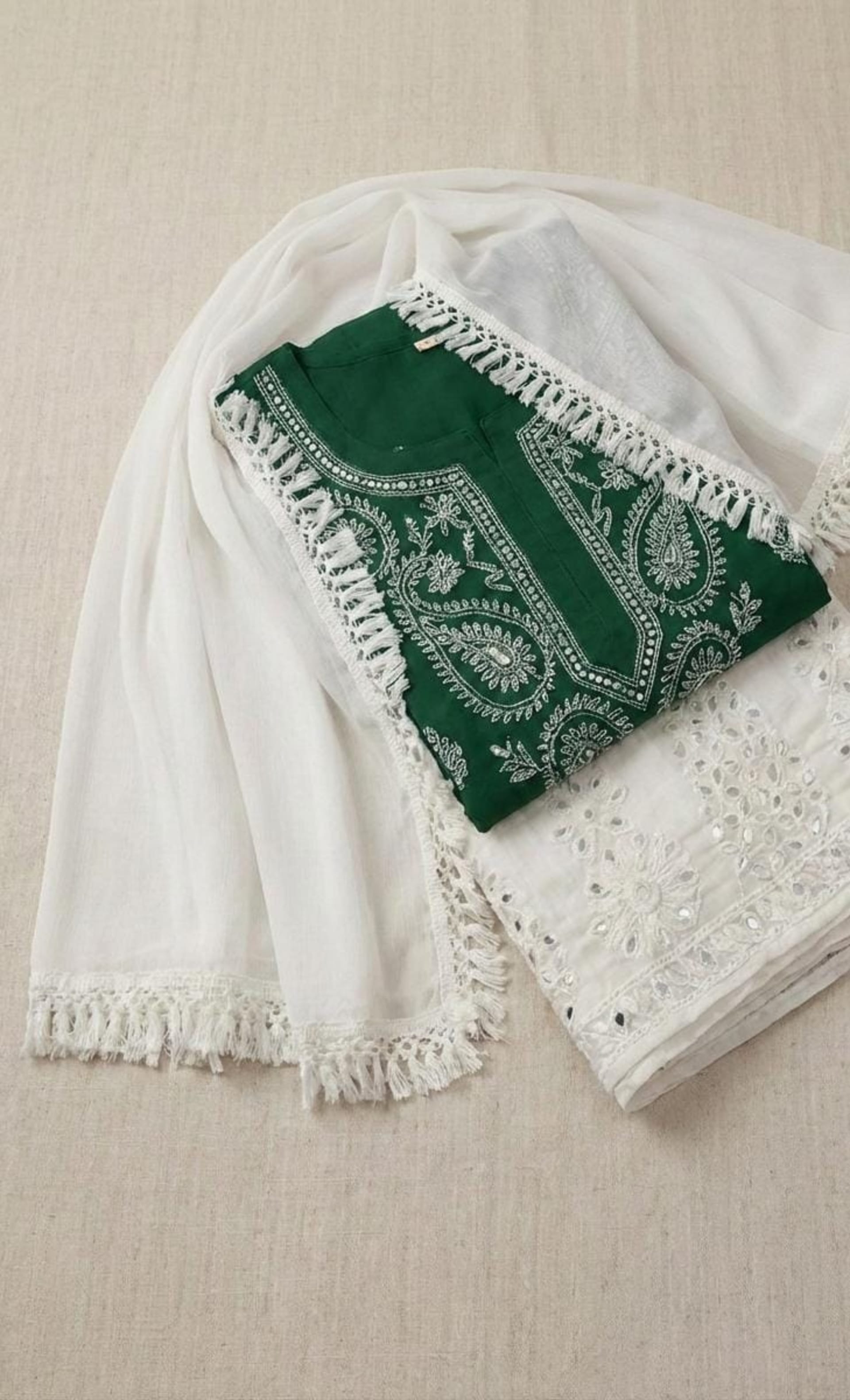 NIGHAT COLLECTION Lucknowi Chikankari - Full view 8