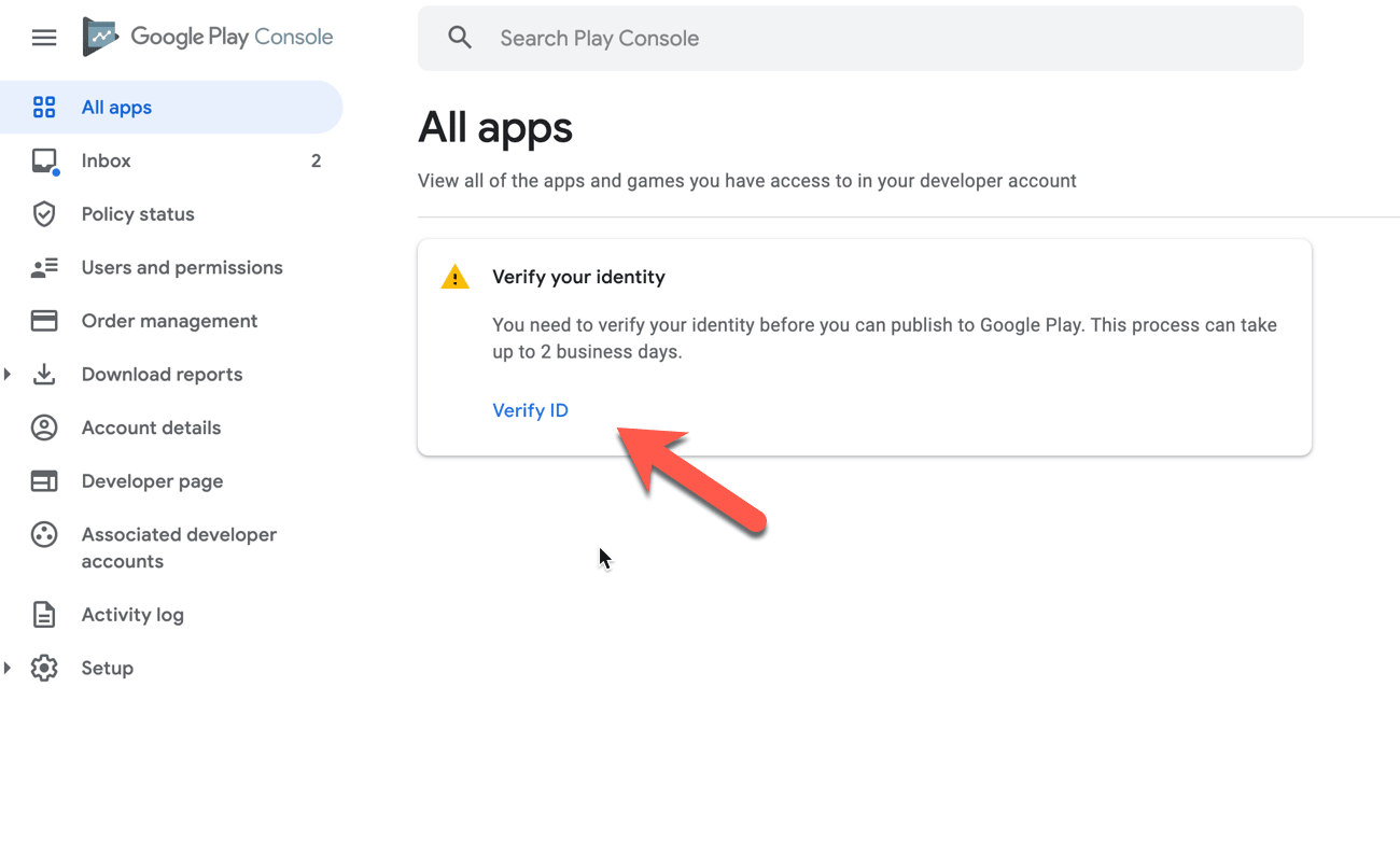 1. create your google play developer account