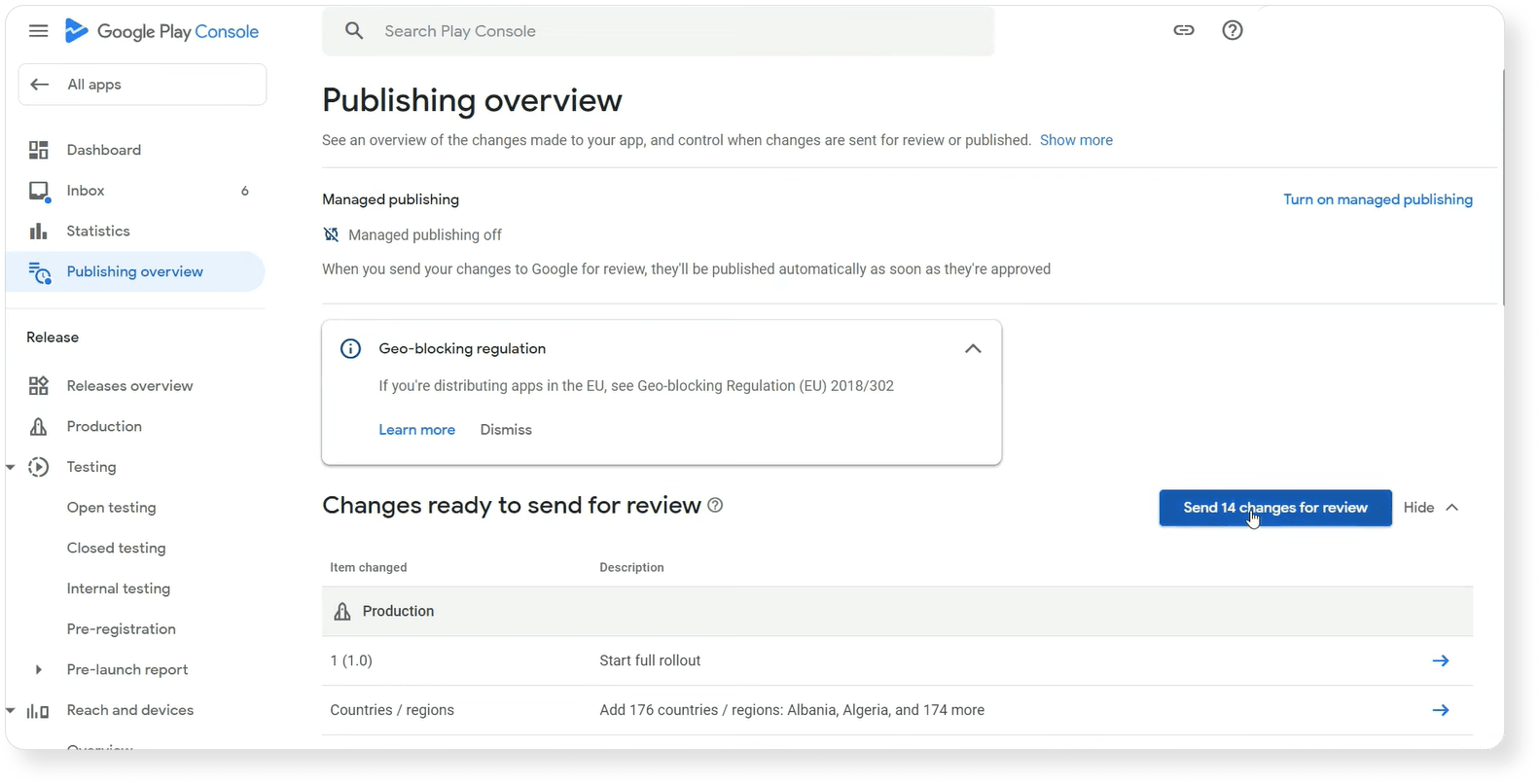 7. publish and overview