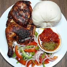 Banku Pepper And Chicken