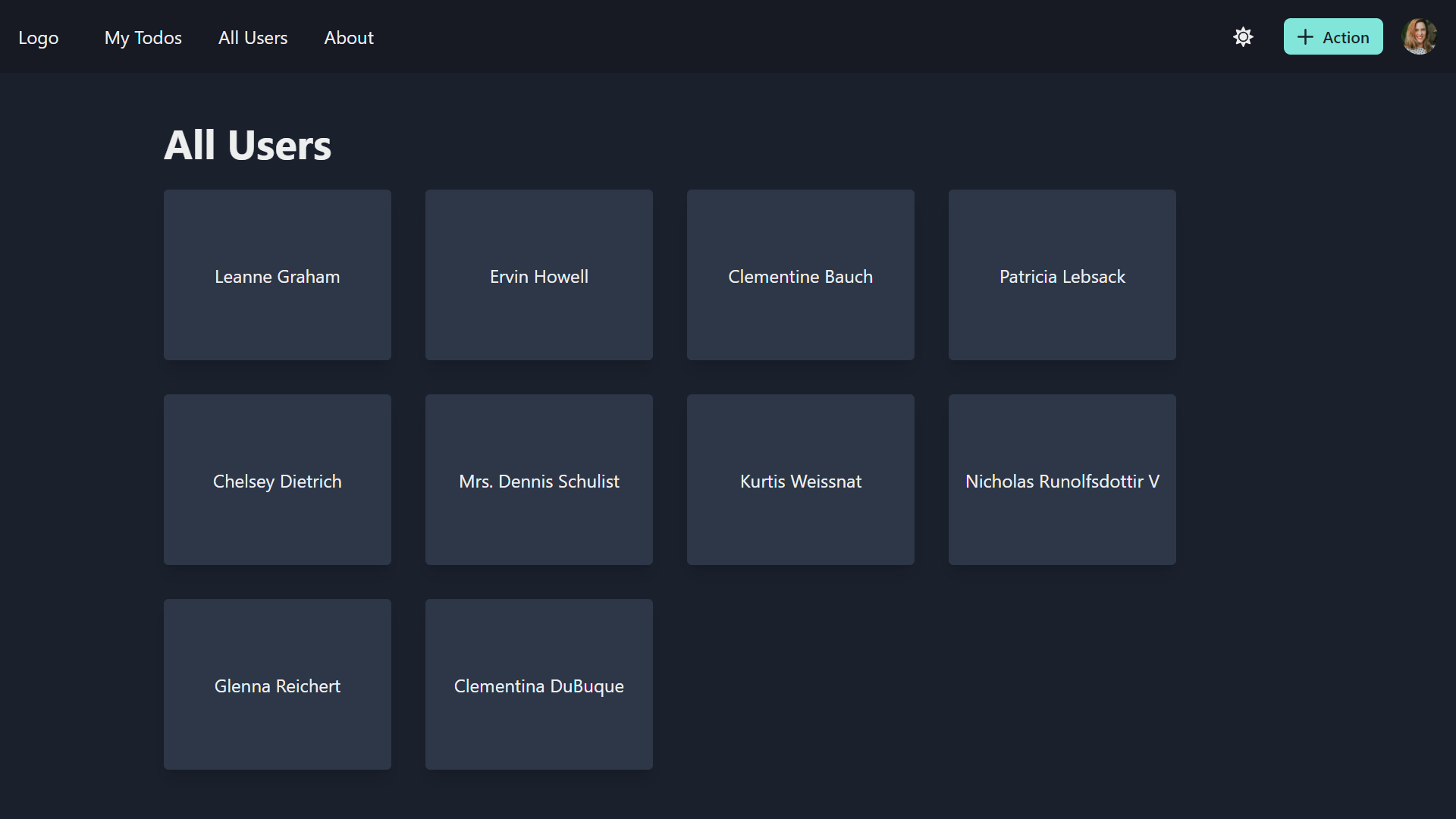 dark theme