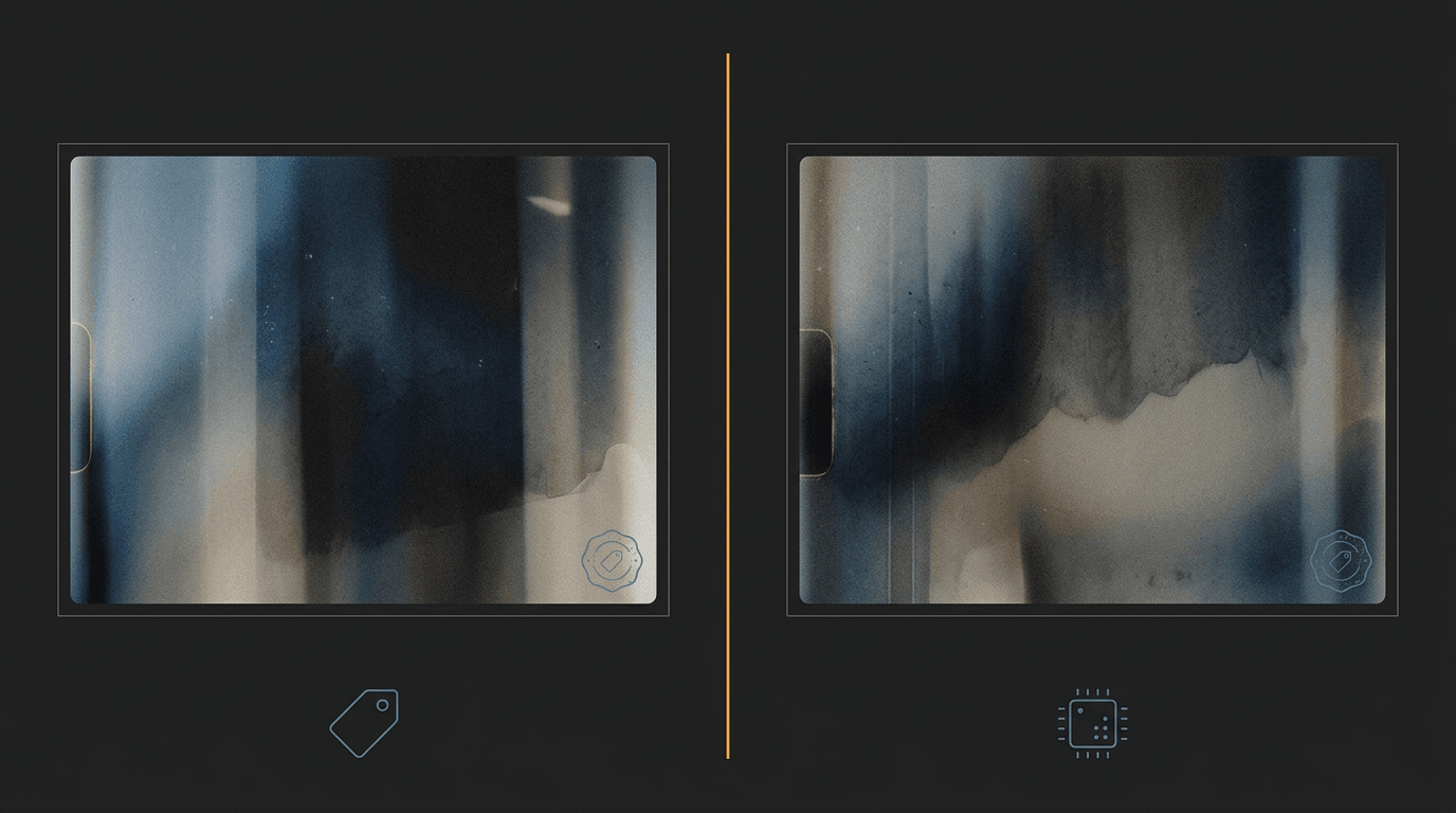 Split compliance visual, India and EU disclosure requirements for AI-generated film