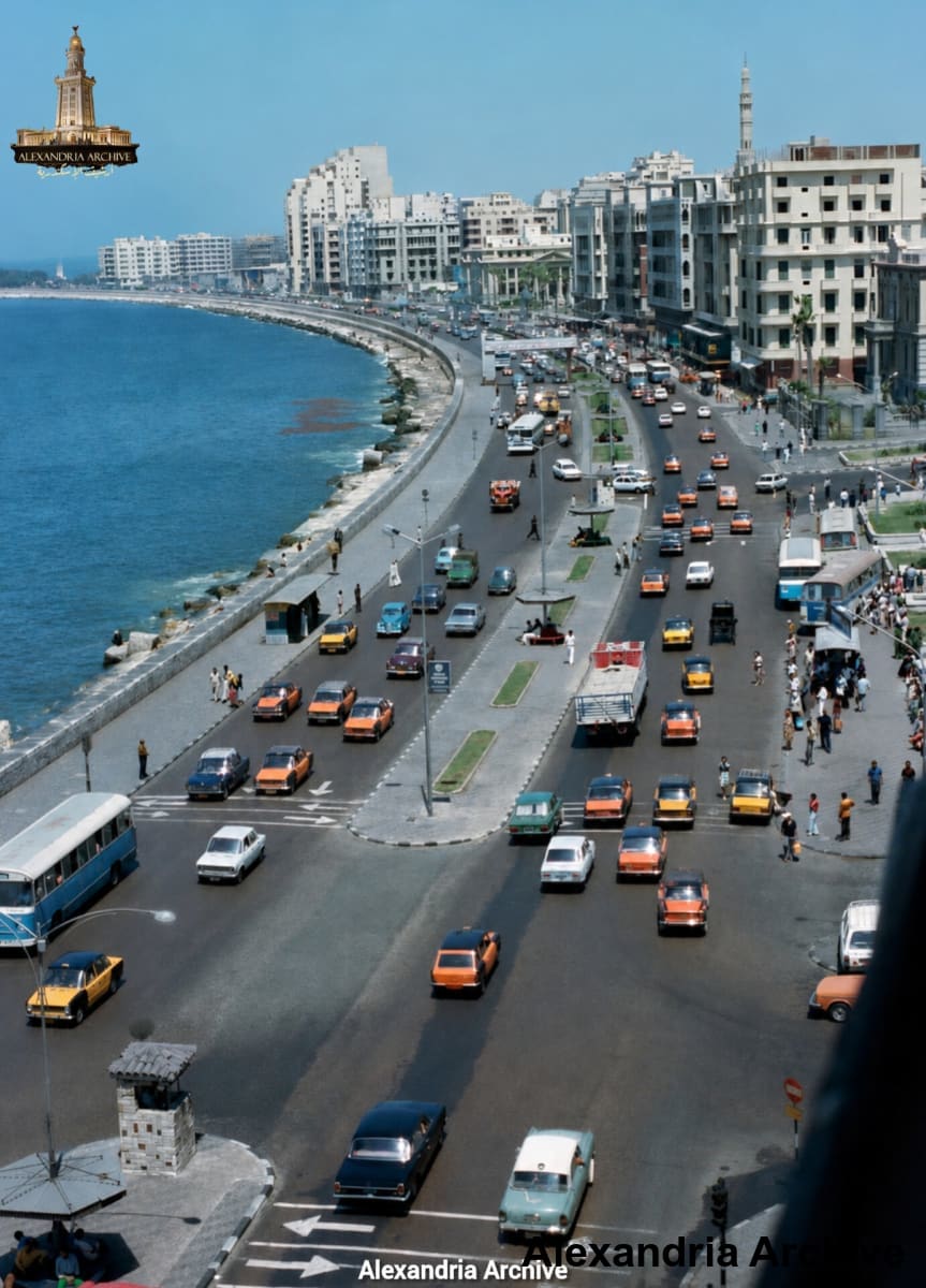 محطة الرمل في فترة السبعينيات