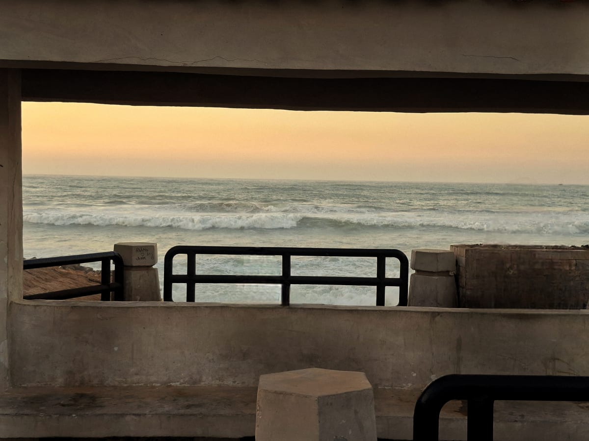 Quiet moments from Al-Shatby rest area