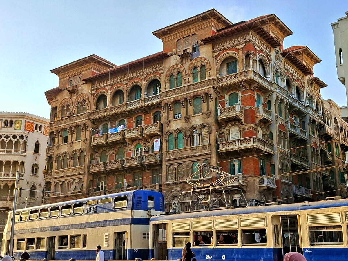 Raml Tram and the historic Raml Station buildings
