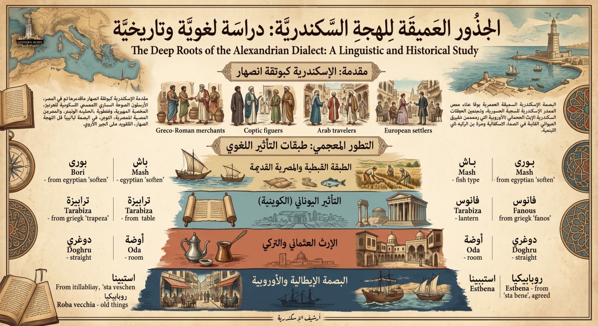 الجذور العميقة للهجة السكندرية