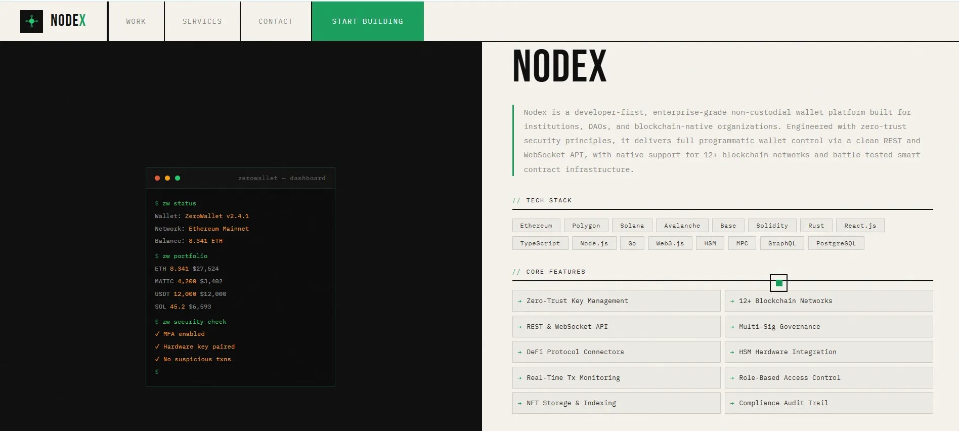 NodeX Wallet