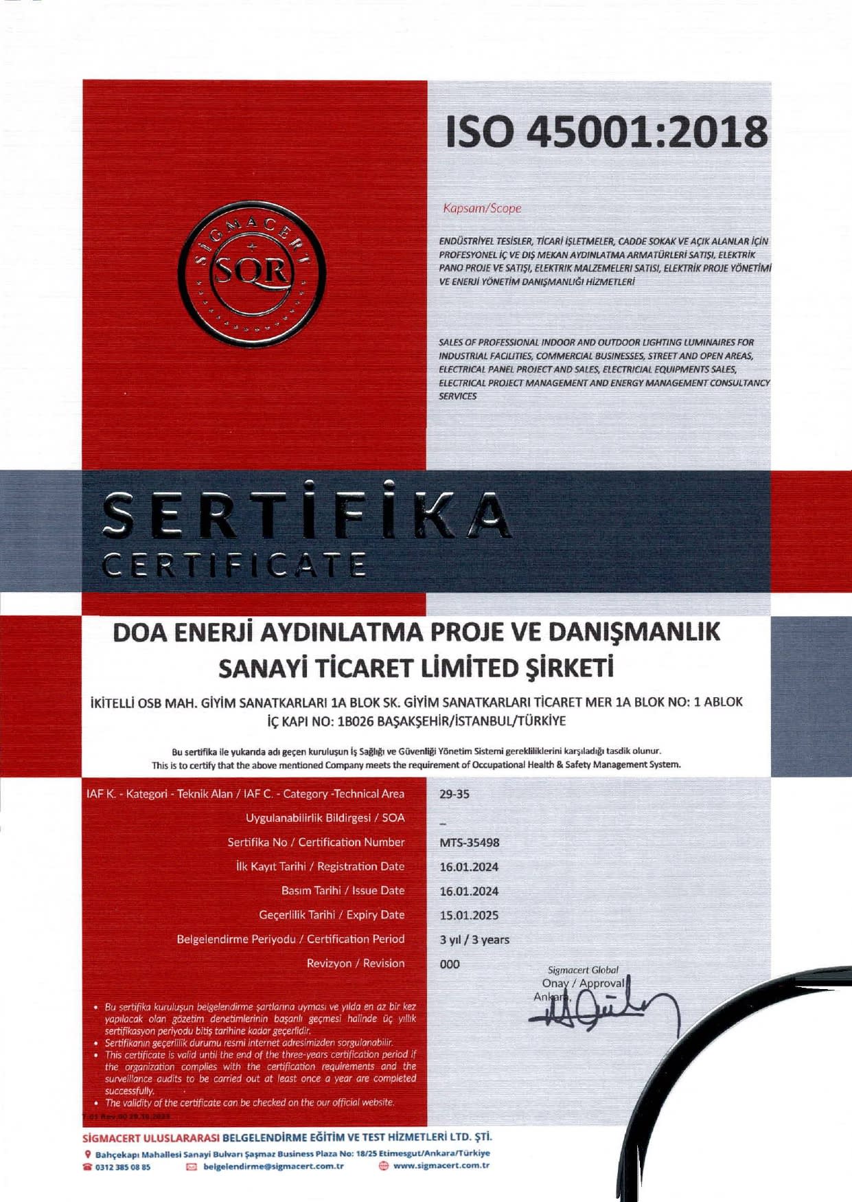 ISO 45001:2018