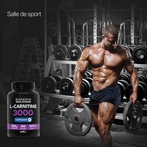 Vue 3 de Bandini Lcarnitine Gelules Avec