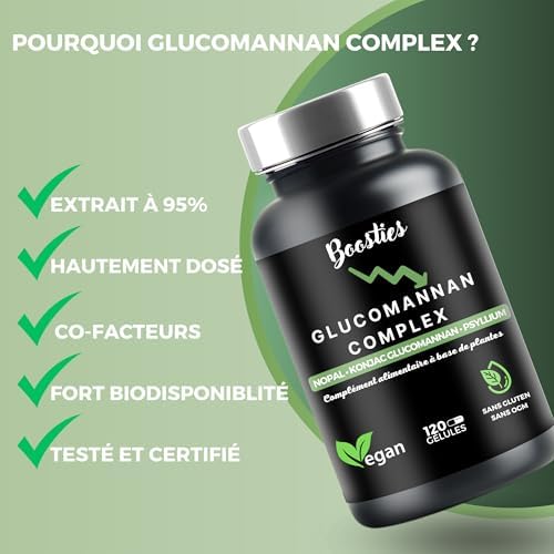 Vue 5 de Konjac Glucomannan Extra Fort