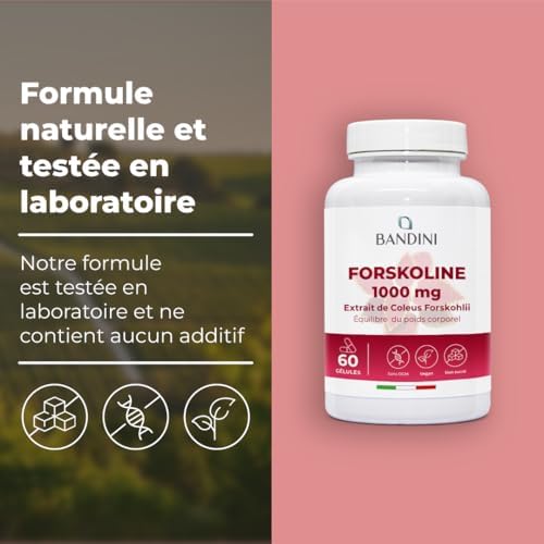 Vue 4 de Bandini Forskoline Mg Gelules