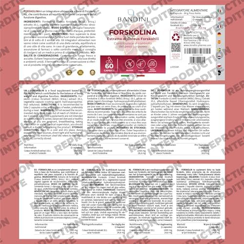 Vue 5 de Bandini Forskoline Mg Gelules