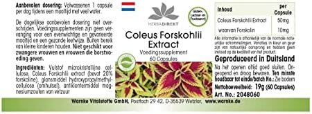 Vue 7 de Forskoline Avec Mg Dextrait