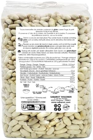 Vue 2 de Sabarot Haricots Lingots Blancs