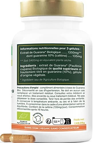 Vue 5 de Guarana Bio Extra Fort