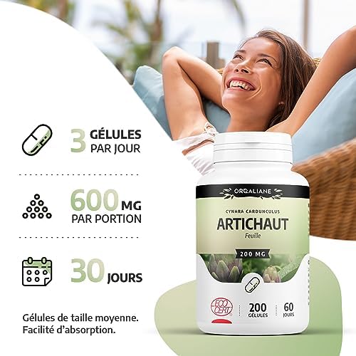 Vue 6 de Artichaut Mg Gelules Certifie