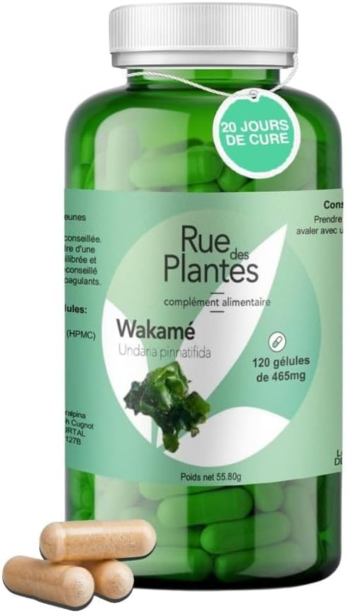 Wakame Gelules Algues Brunes