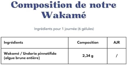 Vue 5 de Wakame Gelules Algues Brunes
