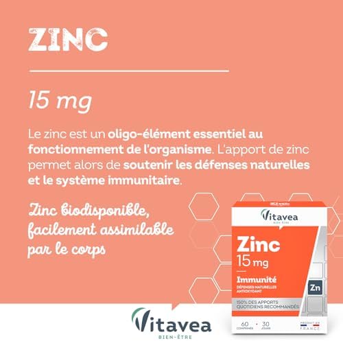 Vue 2 de Vitavea Zinc Haut Dosage
