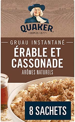 Vue 4 de Quaker Instant Oats Erable