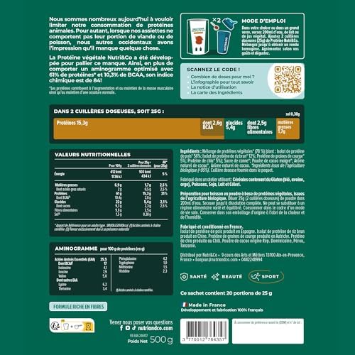 Vue 3 de Nutri Co Proteines Vegetales
