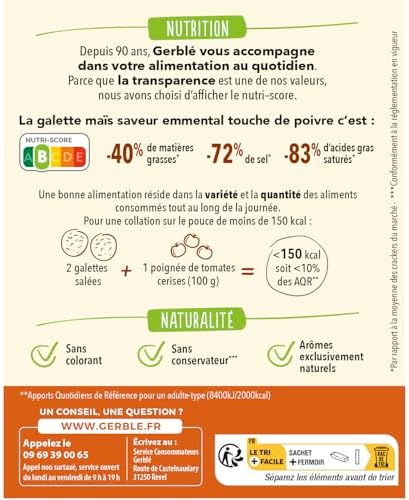 Vue 3 de Gerble Galette De Mais