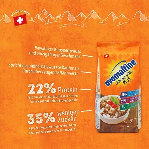 Vue 4 de Ovomaltine Crunchy Protein Muesli