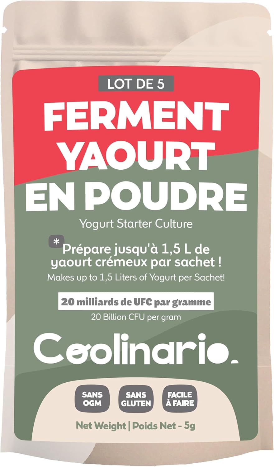 Coolinario Ferment Lactique Yaourt