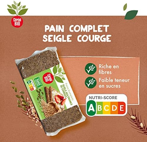 Vue 3 de Cereal Bio Pain Complet